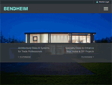 Tablet Screenshot of bendheim.com